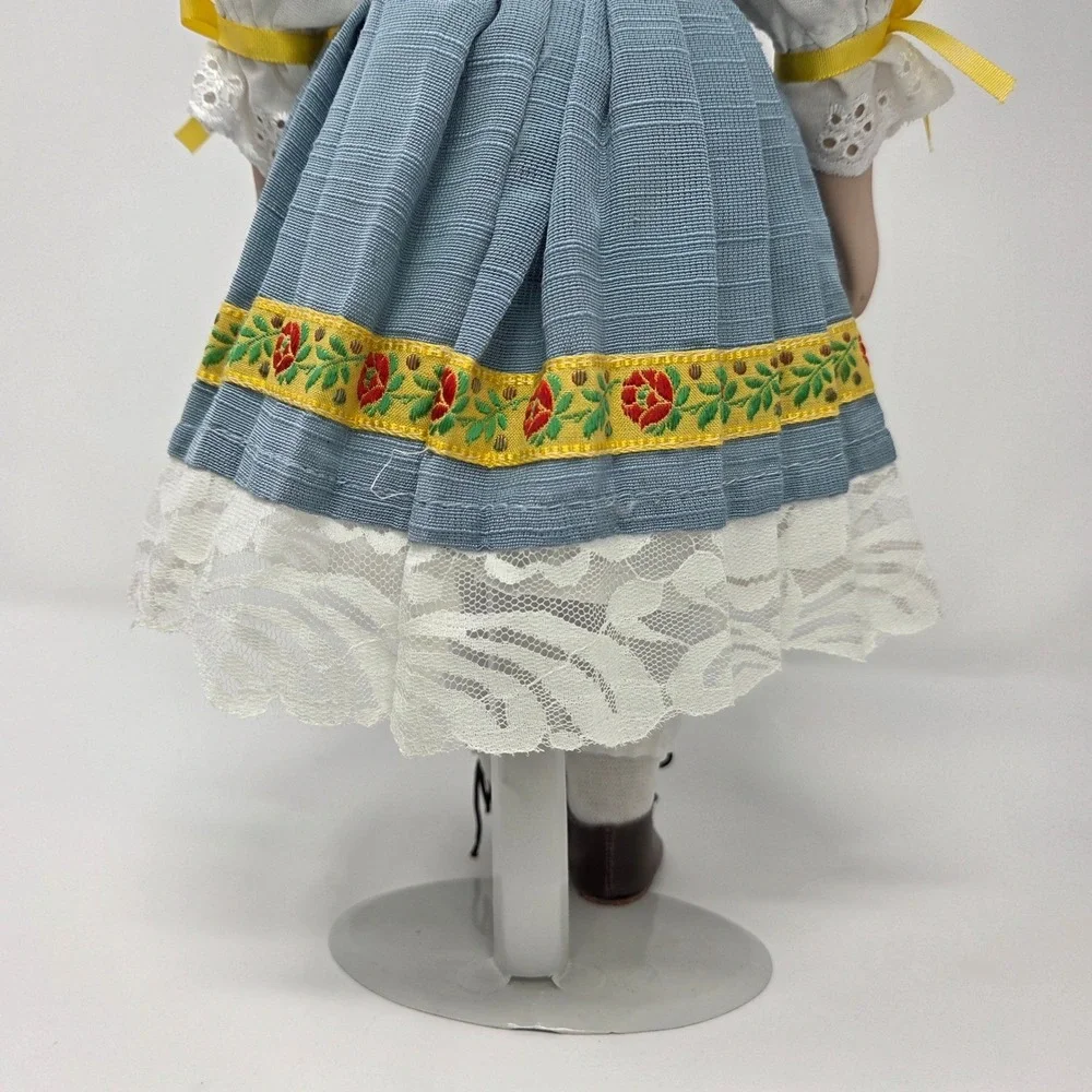 Vintage Piestany Folk Costume Doll Slovakia Handmade Collectible‎ Porcelain 16